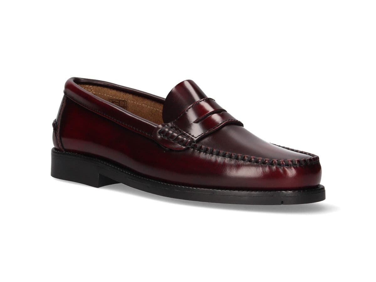 Mocasin Con Antifaz Burdeos Piso Goma