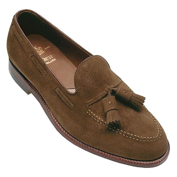 ALDEN SHOE COMPANY - Tassel Moccasin Loafer (Snuff Suede)